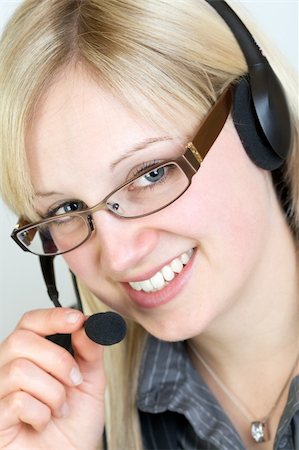 simsearch:400-05139755,k - Call Center Agent having a telephone call Stock Photo - Budget Royalty-Free & Subscription, Code: 400-05139755