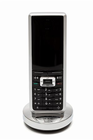 simsearch:400-04511025,k - Modern mobile phone on a white background Stock Photo - Budget Royalty-Free & Subscription, Code: 400-05130105