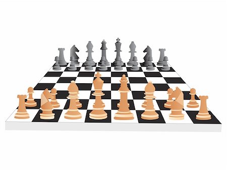 simsearch:400-05070051,k - vector chess board and figures, set34 Stock Photo - Budget Royalty-Free & Subscription, Code: 400-05130326