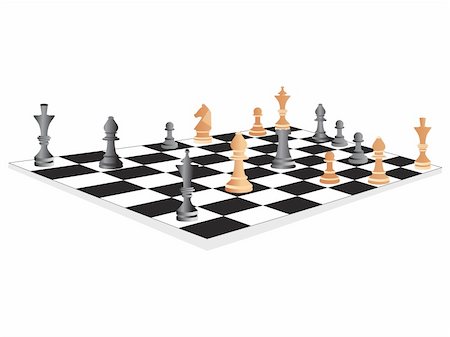 simsearch:400-05070051,k - vector chess board and figures, set36 Stock Photo - Budget Royalty-Free & Subscription, Code: 400-05130328