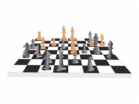 simsearch:400-05070051,k - vector chess board and figures, set43 Stock Photo - Budget Royalty-Free & Subscription, Code: 400-05130335