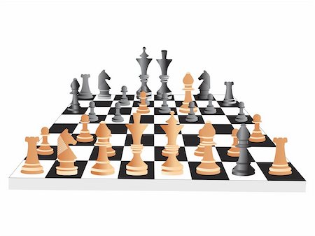simsearch:400-05070051,k - vector chess board and figures, set45 Stock Photo - Budget Royalty-Free & Subscription, Code: 400-05130337