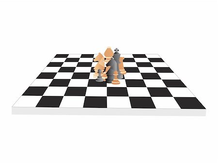 simsearch:400-05070051,k - vector chess board and figures, set39 Stock Photo - Budget Royalty-Free & Subscription, Code: 400-05130331