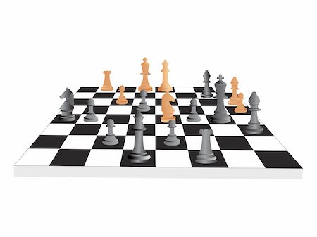 simsearch:400-05070051,k - vector chess board and figures, set40 Stock Photo - Budget Royalty-Free & Subscription, Code: 400-05130332