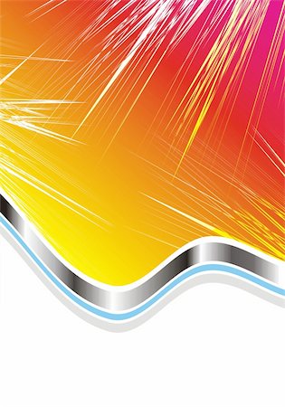 simsearch:400-05248630,k - Colorful Business Background with abstract waves motive. Stock Photo - Budget Royalty-Free & Subscription, Code: 400-05130704