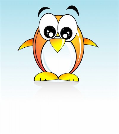 Colorful Cartoon Style funny penguin Stock Photo - Budget Royalty-Free & Subscription, Code: 400-05130709