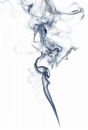 fluid forms - Smoke. The abstract image of a smoke on a white background Stock Photo - Budget Royalty-Free & Subscription, Code: 400-05130935