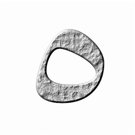 3d stone arab number 5 isolated in white Stock Photo - Budget Royalty-Free & Subscription, Code: 400-05131066