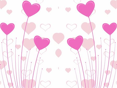 abstract heart pattern card for mother day celebration Stock Photo - Budget Royalty-Free & Subscription, Code: 400-05131288