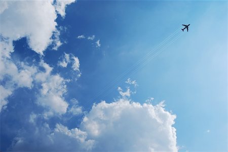 Image of a boeing in flight Photographie de stock - Aubaine LD & Abonnement, Code: 400-05131973