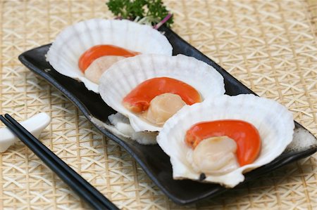 simsearch:400-04557539,k - prepared and delicious sushi sashimi ,rolls,scallop?? Stock Photo - Budget Royalty-Free & Subscription, Code: 400-05132249