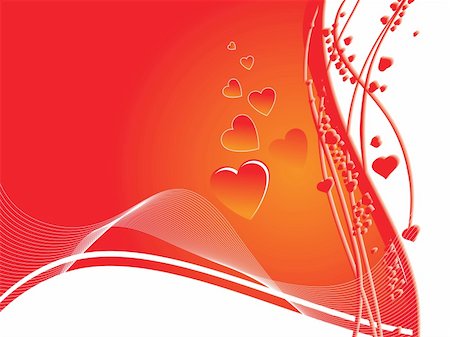 simsearch:400-04593119,k - vector red valentine illustration Stock Photo - Budget Royalty-Free & Subscription, Code: 400-05132667