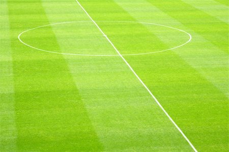 soccer field background - details shot of lines on football field Stock Photo - Budget Royalty-Free & Subscription, Code: 400-05132999