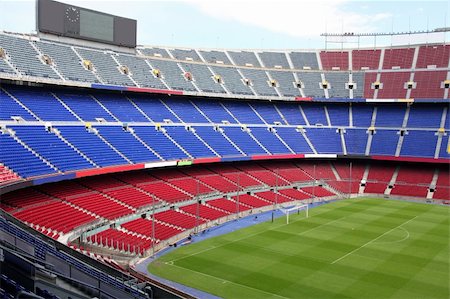 view of Nou Camp Stadium in Barcelona, FC Barcelona Stock Photo - Budget Royalty-Free & Subscription, Code: 400-05133004