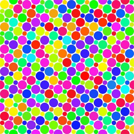 seamless texture of very colorful and bright rounds Photographie de stock - Aubaine LD & Abonnement, Code: 400-05133032