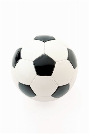 Football ball over white background Photographie de stock - Aubaine LD & Abonnement, Code: 400-05133105