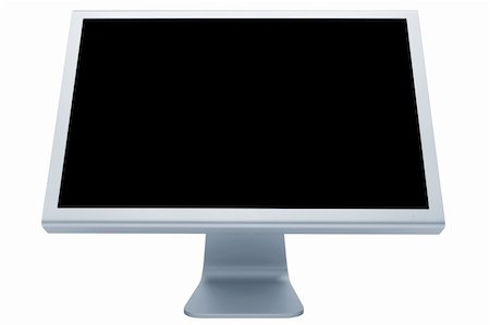 simsearch:400-05073201,k - The modern and thin monitor on a white background Foto de stock - Super Valor sin royalties y Suscripción, Código: 400-05133218