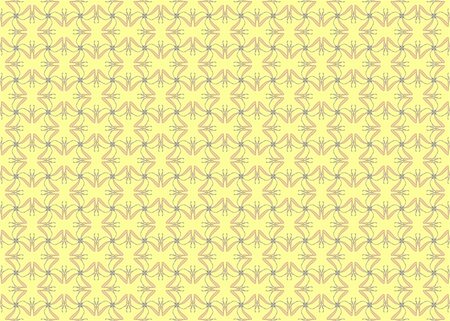 Wallpaper pattern on the yellow background Photographie de stock - Aubaine LD & Abonnement, Code: 400-05133212