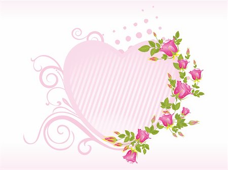 simsearch:400-04600780,k - pink isolated heart shape frame with pink background Stock Photo - Budget Royalty-Free & Subscription, Code: 400-05133395