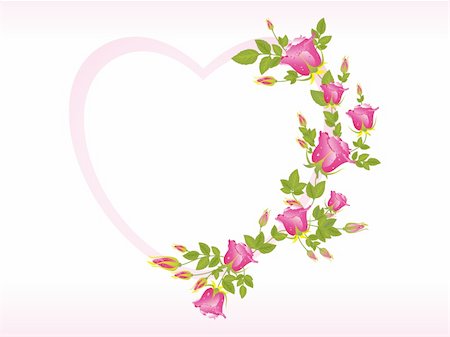 simsearch:400-04600780,k - abstract pink rose pattern frames for valentine Stock Photo - Budget Royalty-Free & Subscription, Code: 400-05133393