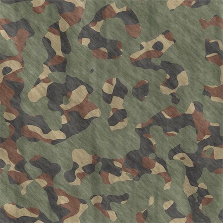 excellent image of camouflage pattern cloth or fabric Stock Photo - Budget Royalty-Free & Subscription, Code: 400-05144031