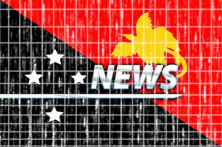 News information splash Flag of Papua New Guinea, national country symbol illustration Photographie de stock - Aubaine LD & Abonnement, Code: 400-05144794