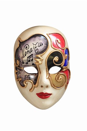 Beautiful carnival mask from venice Italy Stock Photo - Budget Royalty-Free & Subscription, Code: 400-05145664