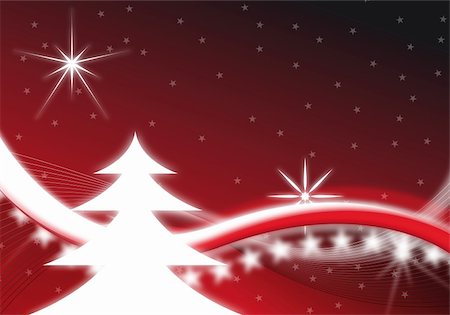 simsearch:400-05165579,k - red christmas background with christmas tree for design Stock Photo - Budget Royalty-Free & Subscription, Code: 400-05145909