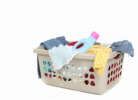 simsearch:640-03260502,k - Basket Full of Dirty Laundry With Detergent Ready to Be Washed Stock Photo - Budget Royalty-Free & Subscription, Code: 400-05146954