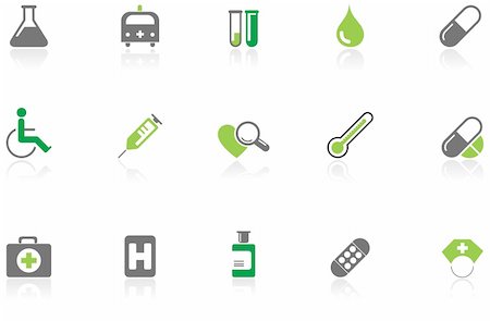 Healthcare and Pharma icons for your website Stock Photo - Budget Royalty-Free & Subscription, Code: 400-05147030