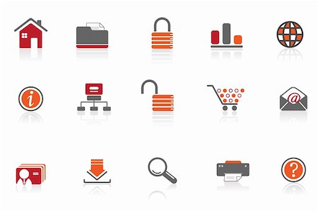 Vector icons | illustrator 8+ and other compatible applications Easy to edit, manipulate, resize or colorize Stock Photo - Budget Royalty-Free & Subscription, Code: 400-05147154
