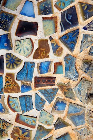 Colorful broken mosaic tile background Stock Photo - Budget Royalty-Free & Subscription, Code: 400-05147670