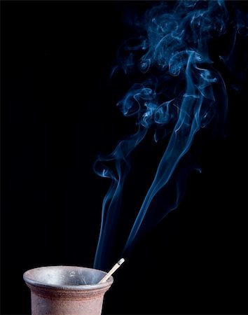 Nice smoke on a black background Stock Photo - Budget Royalty-Free & Subscription, Code: 400-05147985