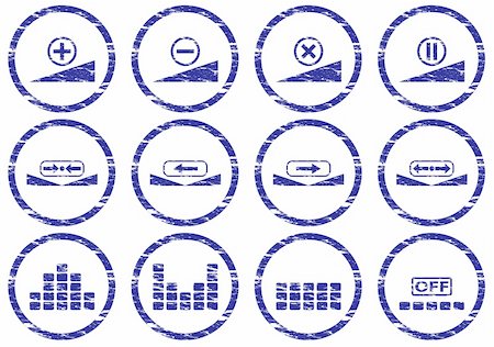simsearch:400-05148042,k - Gadget icons set. White - dark blue palette. Vector illustration. Stock Photo - Budget Royalty-Free & Subscription, Code: 400-05148296