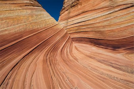 sculpted pattern - The Wave of Coyote Buttes in the Vermillion Cliffs Wilderness Area, Utah and Arizona Stock Photo - Budget Royalty-Free & Subscription, Code: 400-05148503