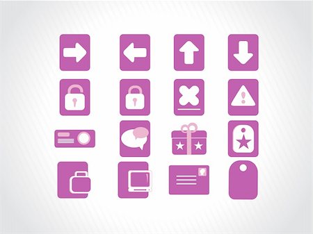 simsearch:400-05008263,k - small icons for multipurpose use, purple Stock Photo - Budget Royalty-Free & Subscription, Code: 400-05149052