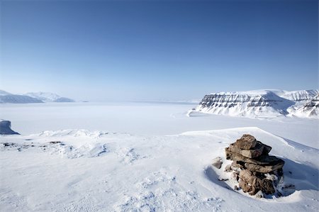 simsearch:400-05140080,k - A wilderness landscape from the island of Spitsbergen, Svalbard, Norway Fotografie stock - Microstock e Abbonamento, Codice: 400-05140146