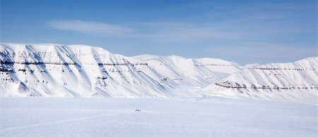 A panorama landscape on Spitsbergen Island, Svalbard, Norway Stock Photo - Budget Royalty-Free & Subscription, Code: 400-05140149