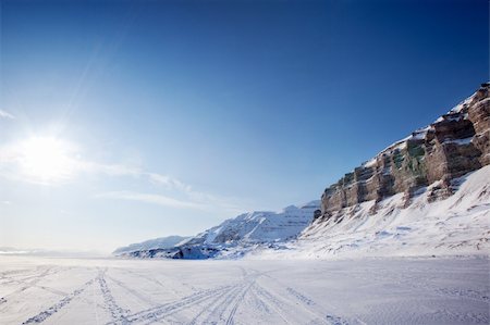 Lanscape on the Island of Spitsbergen, Svalbard, Norway Stock Photo - Budget Royalty-Free & Subscription, Code: 400-05140153