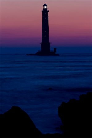 lighthouse, Cap de la Hague, Normandy, France Photographie de stock - Aubaine LD & Abonnement, Code: 400-05140260