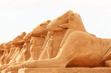 simsearch:832-03724605,k - Sphinx sculptures at Karnak temple, Egypt Foto de stock - Super Valor sin royalties y Suscripción, Código: 400-05140703