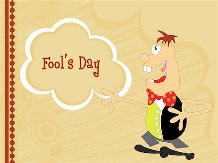 simsearch:400-09065162,k - fools day background with artistic design and cartoon Stock Photo - Budget Royalty-Free & Subscription, Code: 400-05140956