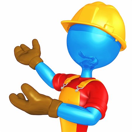 A Construction Concept And Presentation Figure In 3D Stock Photo - Budget Royalty-Free & Subscription, Code: 400-05140979