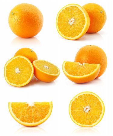 simsearch:400-04164071,k - collection citrus orange fruit isolated on white background Stock Photo - Budget Royalty-Free & Subscription, Code: 400-05141095