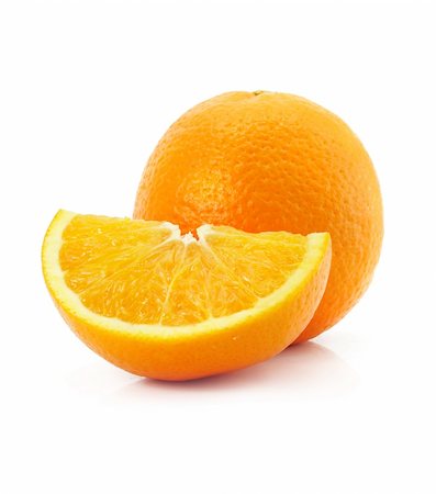 simsearch:400-04164071,k - citrus orange fruit with cut isolated on white background Stock Photo - Budget Royalty-Free & Subscription, Code: 400-05141090