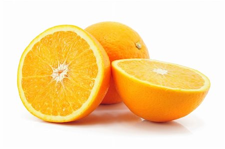 simsearch:400-04164071,k - citrus orange fruit with cut isolated on white background Stock Photo - Budget Royalty-Free & Subscription, Code: 400-05141092
