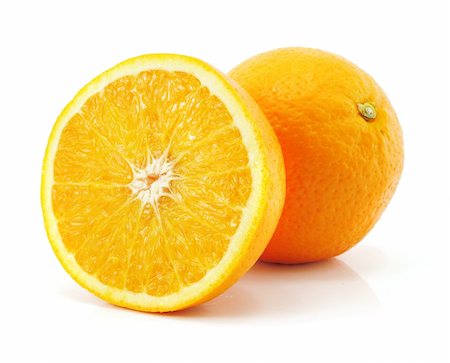 simsearch:400-04164071,k - citrus orange fruit with cut isolated on white background Stock Photo - Budget Royalty-Free & Subscription, Code: 400-05141093