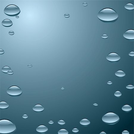 simsearch:400-06078050,k - blue water surface with droplets and light reflection Stock Photo - Budget Royalty-Free & Subscription, Code: 400-05141645