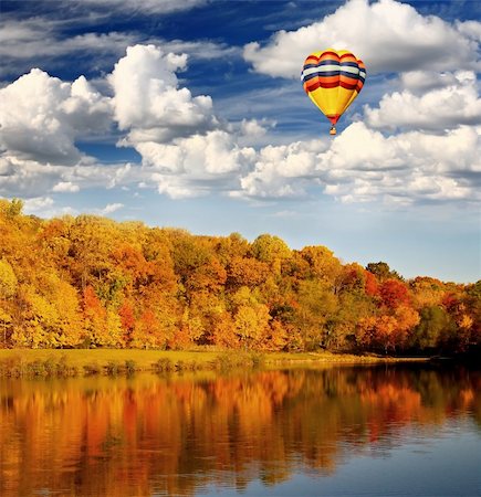 río delaware - The foliage scenery from a highway overlook in New Jersey Foto de stock - Super Valor sin royalties y Suscripción, Código: 400-05142200