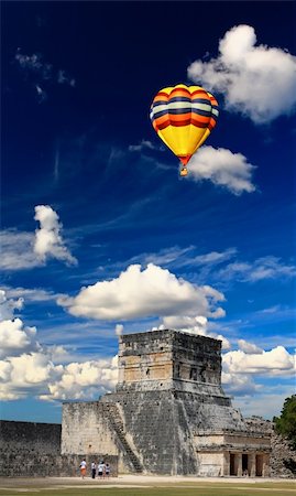 The stadium near chichen itza temple in Mexico Stock Photo - Budget Royalty-Free & Subscription, Code: 400-05142624